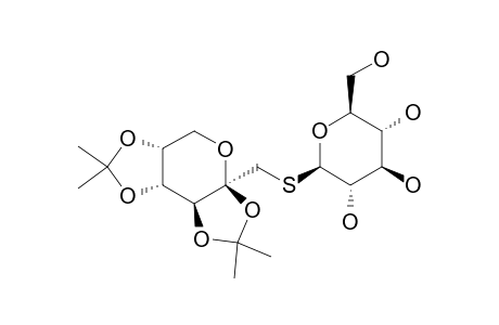 2,3:4,5-DI-O-ISOPROPYLIDENE-1-S-(BETA-D-GLUCOPYRANOSYL)-1-THIO-BETA-D-FRUCTOPYRANOSIDE