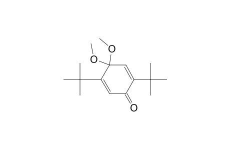 3,6-Di-tert-butyl-4,4-dimethoxycyclohexa-2,5-dienone