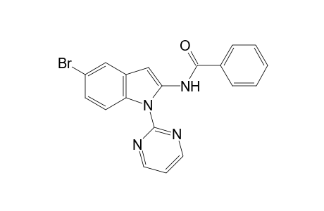 N-[5-Bromo-1-(pyrimidin-2-yl)-1H-indol-2-yl]benzamide