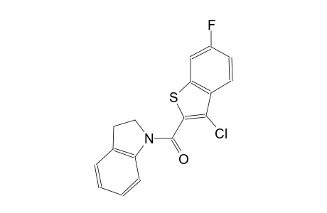 1-[(3-chloro-6-fluoro-1-benzothien-2-yl)carbonyl]indoline