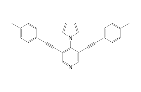 3,5-Bis((4-methylphenyl)ethynyl)-4-(1H-pyrrol-1-yl)pyridine