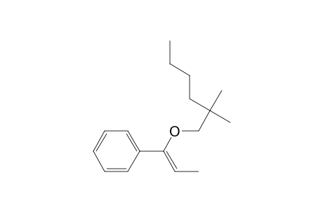 1-((2,2-Dimethylhexyl)oxy)-1-phenyl-1-propene