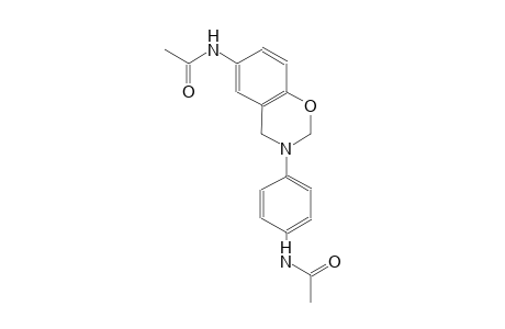 acetamide, N-[4-(6-(acetylamino)-2H-1,3-benzoxazin-3(4H)-yl)phenyl]-
