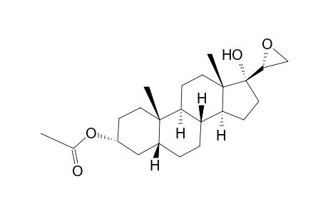 20β,21-epoxy-5β-pregnane-3α,17-diol, 3-acetate