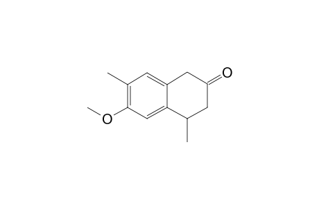 4,7-Dimethyl-6-methoxy-1,2,3,4-dihydronaphthalen-2-one