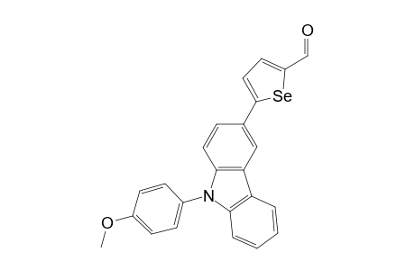 5-(9-(4-Methoxyphenyl)-9H-carbazol-3-yl)selenophene-2-carbaldehyde