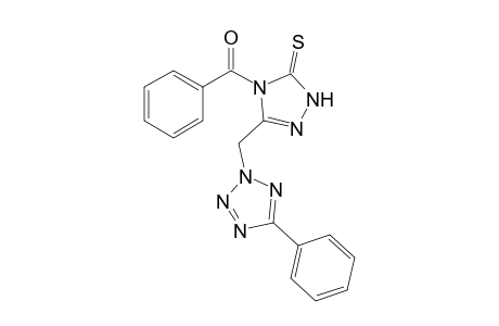 phenyl-[3-[(5-phenyl-1,2,3,4-tetrazol-2-yl)methyl]-5-sulfanylidene-1H-1,2,4-triazol-4-yl]methanone