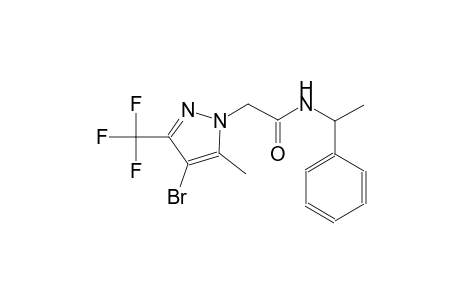 2-(4-Bromo-5-methyl-3-trifluoromethyl-pyrazol-1-yl)-N-(1-phenyl-ethyl)-acetamide