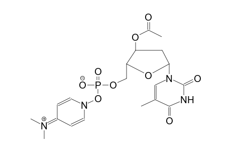 3'-O-ACETYLTHYMIDINE-5'-(4-DIMETHYLAMINOPYRID-1-YLOXY)PHOSPHATE