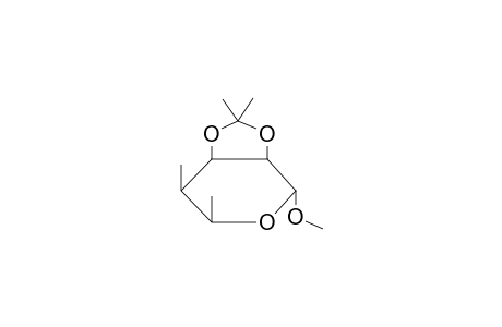 METHYL 4,6-DIDEOXY-2,3-O-ISOPROPYLIDENE-4-C-METHYL-ALPHA-L-TALO-HEXOPYRANOSIDE