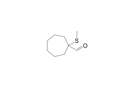 1-(Methylthio)cycloheptanecarbaldehyde