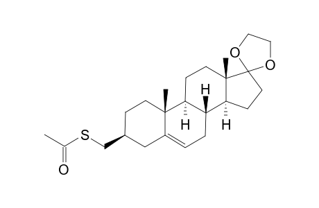 3-BETA-THIOACETYLMETHYL-17-(1',2'-DIOXYETHYL)-ANDROST-5-ENE