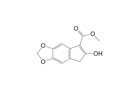 6-hydroxyindeno[5,6-d]-1,3-dioxole-5-carboxylic acid, methyl ester