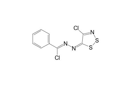 3-Chloro-1-(4-chloro-5H-1,2,3-dithiazol-5-ylidene)-3-phenyl-1,2-diazaprop-2-ene