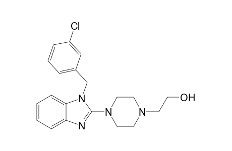 2-[4-[1-(3-chlorobenzyl)benzimidazol-2-yl]piperazino]ethanol