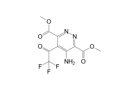 Dimethyl 5-(trifluoroacetyl)-4-aminopyridazine-3,6-dicarboxylate