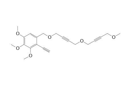 2-Ethynyl-3,4,5-trimethoxy-1-(((4-((4-methoxybut-2-yn-1-yl)oxy)but-2-yn-1-yl)oxy)methyl)benzene