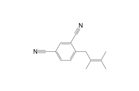 1,3-Benzenedicarbonitrile, 4-(2,3-dimethyl-2-butenyl)-