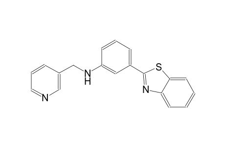 3-pyridinemethanamine, N-[3-(2-benzothiazolyl)phenyl]-