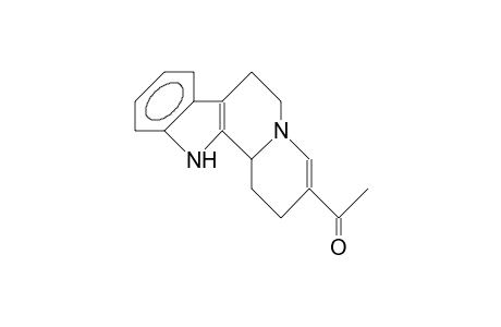 3-Acetyl-hexahydro-indolo(2,3-A)quinolizine-(3-ene)