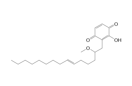 2-Hydroxy-2-methoxy-6-pentadecenyl-1,4-benzoquinone