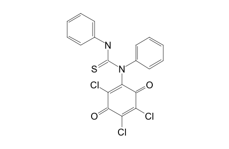 2,3,5-TRICHLORO-6-(N,N'-DIPHENYLTHIOUREIDO)-BENZO-1,4-QUINONE