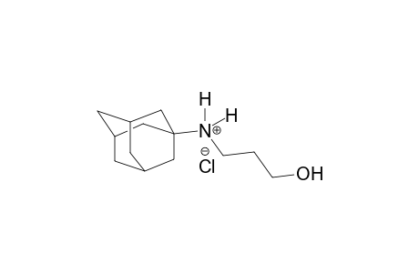 tricyclo[3.3.1.1~3,7~]decan-1-aminium, N-(3-hydroxypropyl)-,chloride