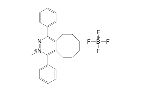 4,5,6,7,8,9-Hexahydro-1-methyl-3,10-dimethylcycloocta[d]pyridazinium tetrafluoroborate