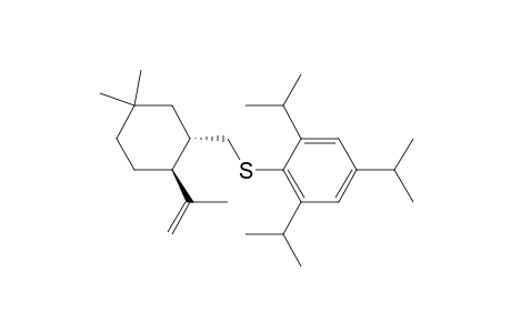 trans-1,1-Dimethyl-3-[((2,4,6-triisopropylphenyl)thio)methyl]-4-(2-propenyl)cyclohexane
