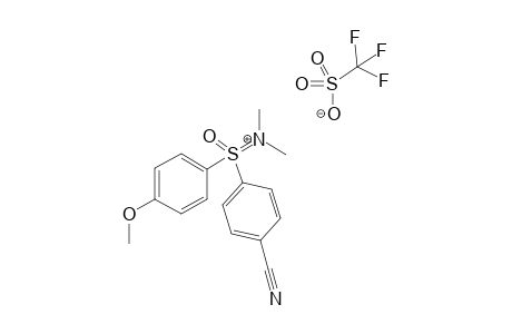 N-[(4-Cyanophenyl)(4-methoxyphenyl)(oxo)-lamda6-sulfaneylidene]-N-methylmethanaminium trifluoromethanesulfonate