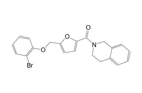 2-bromophenyl [5-(3,4-dihydro-2(1H)-isoquinolinylcarbonyl)-2-furyl]methyl ether