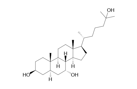 (3S,5R,7R,8R,9S,10S,13R,14S,17R)-10,13-dimethyl-17-[(2R)-6-methyl-6-oxidanyl-heptan-2-yl]-2,3,4,5,6,7,8,9,11,12,14,15,16,17-tetradecahydro-1H-cyclopenta[a]phenanthrene-3,7-diol