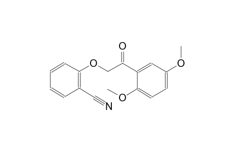 2-[2-(2,5-Dimethoxyphenyl)-2-oxoethoxy]benzonitrile
