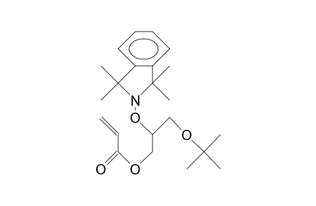 3-T-Butoxy-2-(1,1,3,3-tetramethyl-1,3-dihydro-isoindol-2-yloxy)-propyl acrylate