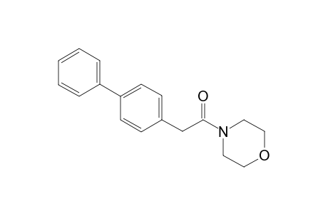 1-(4-morpholinyl)-2-(4-phenylphenyl)ethanone