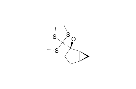 2-exo-[Tris-(methylthio)-methyl]-bicyclo-[3.1.0]-hexan-2-endo-ol
