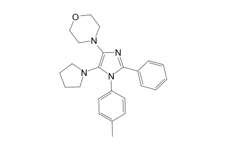 4-Morpholino-2-phenyl-5-pyrrolidinyl-1-(p-tolyl)imidazole