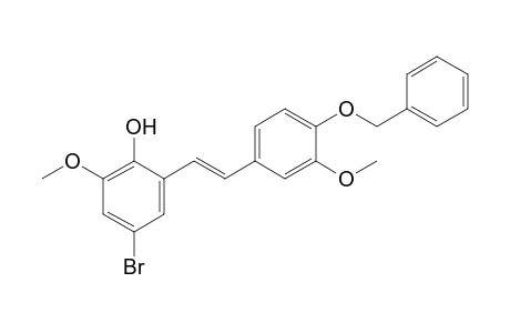 2-(4-Benzyloxy-3-methoxystyryl)-4-bromo-6-methoxyphenol