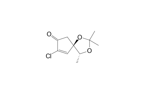 (4R,5R)-8-chloro-2,2,4-trimethyl-1,3-dioxaspiro[4.4]non-8-en-7-one