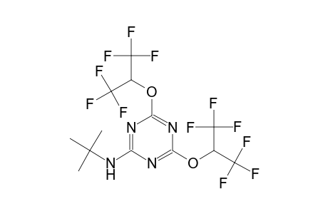 N-tert-butyl-4,6-bis(1,1,1,3,3,3-hexafluoropropan-2-yloxy)-1,3,5-triazin-2-amine
