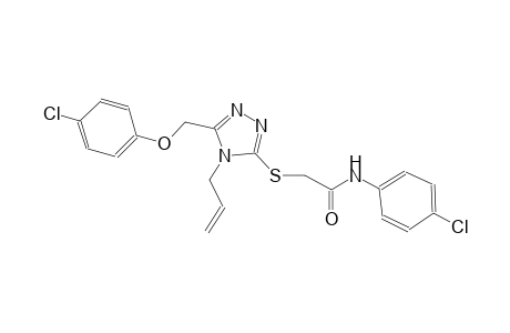 2-({4-allyl-5-[(4-chlorophenoxy)methyl]-4H-1,2,4-triazol-3-yl}sulfanyl)-N-(4-chlorophenyl)acetamide
