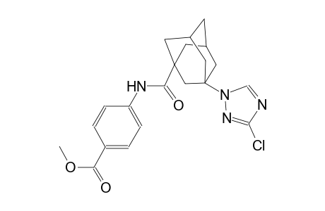 methyl 4-({[3-(3-chloro-1H-1,2,4-triazol-1-yl)-1-adamantyl]carbonyl}amino)benzoate