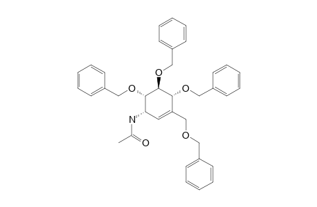 (3-S,4-S,5-S,6-R)-3-ACETAMINO-4,5,6-TRIBENZYLOXY-1-(BENZYLOXYMETHYL)-1-CYCLOHEXENE
