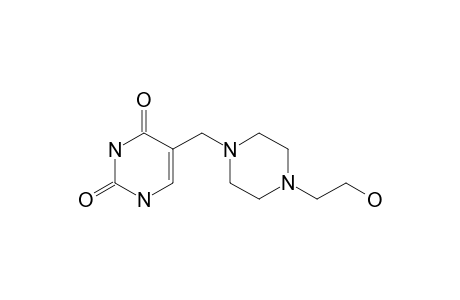 5-[[4-(2-hydroxyethyl)piperazin-1-yl]methyl]uracil