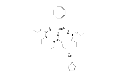 eta8-Cyclooctatetraenyl[eta5-cyclopentadienyltrisdiethylphosphito-P-cobalt-O,O',O'']samariumIII
