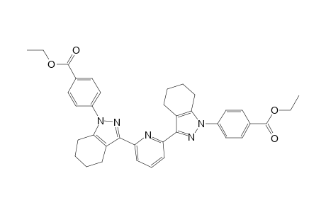 4-[3-[6-[1-(4-carbethoxyphenyl)-4,5,6,7-tetrahydroindazol-3-yl]-2-pyridyl]-4,5,6,7-tetrahydroindazol-1-yl]benzoic acid ethyl ester