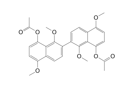 7-(1-Acetoxy-4,8-dimethoxy-7-naphthyl)-4,8-dimethoxy-1-naphthyl acetate