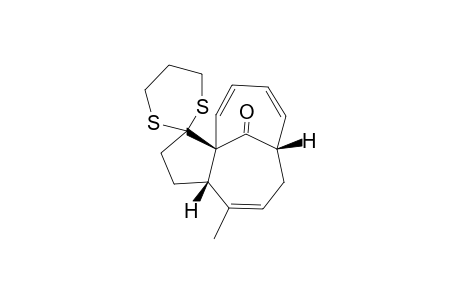 3a,8-Methano-3,3-(1,3-propylenedithio)-11-methyl-1,2,8,9,11a-pentahydro-3aH-cyclopentacyclodeca-4,6,10-trien-12-one