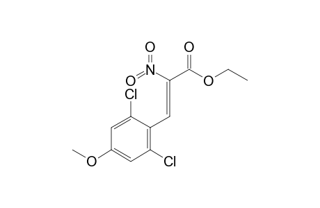 (Z)-3-(2,6-dichloro-4-methoxy-phenyl)-2-nitro-acrylic acid ethyl ester