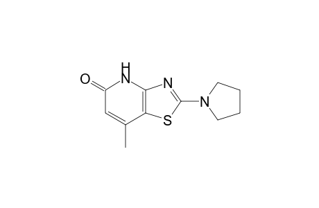 7-Methyl-2-(1-pyrrolidinyl)-4H-thiazolo[4,5-b]pyridin-5-one